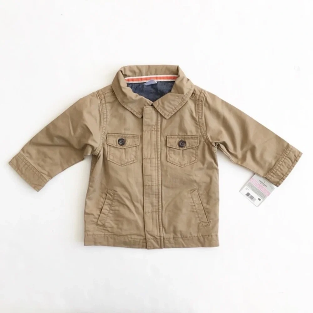 Carters NWT beige light jacket 9 months